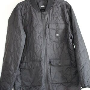 Vans Men's Black Quilted Puffer Jacket